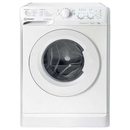 MTWC 71296 W IT Lavatrice 7 Kg Classe A Profondità 54 cm Centrifuga 1200 giri Motore Inverter colore Bianco