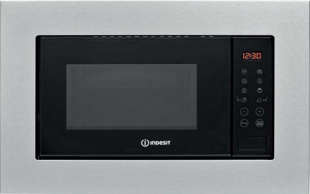 Indesit MWI 120 SX Forno a Microonde da Incasso Capacita' 20 Litri Potenza 800 W Inox