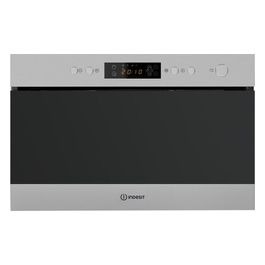 Indesit MWI 6213 IX Forno a Microonde Combinato da Incasso con Grill Capacita' 22 Litri Potenza 750 W Double Power Wave Display Digitale Acciaio Inox