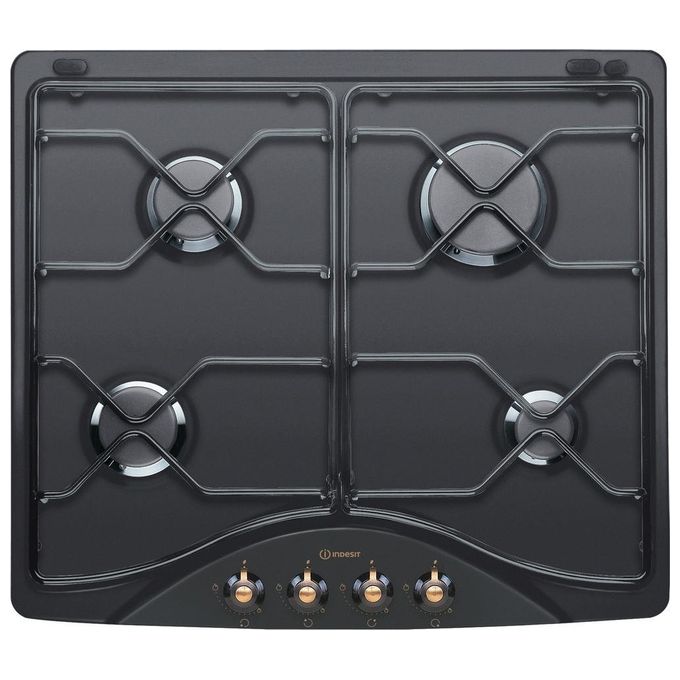 Indesit PN 642 /I (AN) Piano Cottura a Gas 4 Zone 59 cm Nero