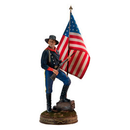 Infinite Statue, John Wayne Civil War 1863, Statua in Resina 1/6, Edizione Limitata