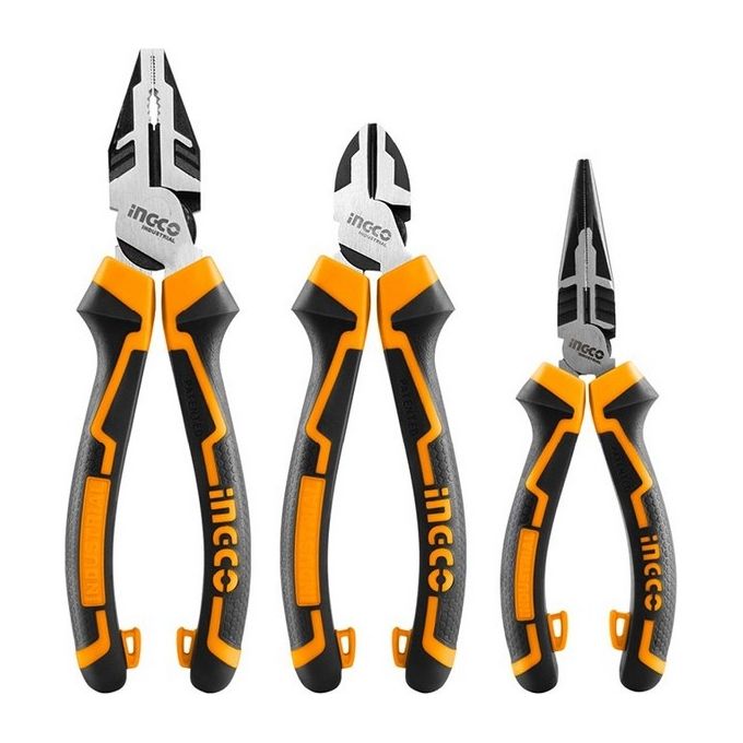 Ingco Hkhlps2831 Set 3 Pinze Professionali