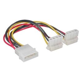 Inline Cavo Alimentazione Interno A Y 4-pin Molex 90° 12v