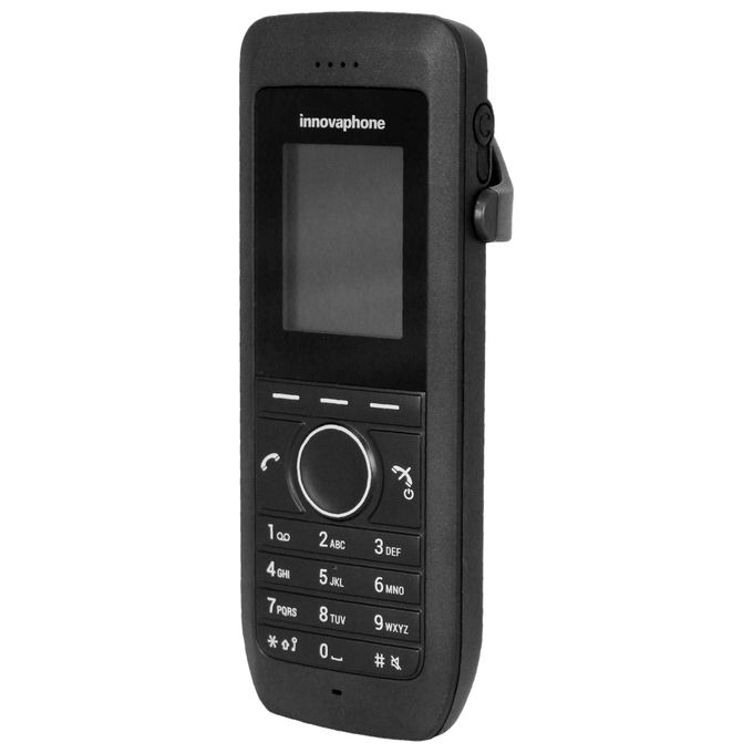 immagine di Innovaphone IP64 Ricevitore Telefonico DECT Vivavoce Display TFT 1.8'' Batteria 16h colore Nero
