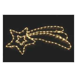 Insegna luminosa Stella cometa 96 luci in plastica rame e vetro