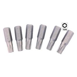 Vigor Inserti Per Avvitatori Torx-Ti Pieni Pz.6 Tx-40X25Mm