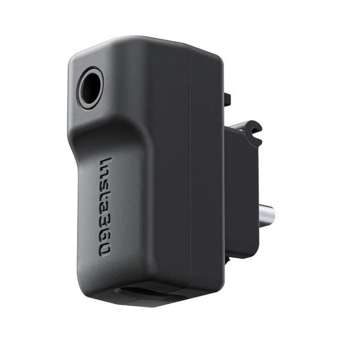 Insta360 Adattatore per Microfono Compatibile con X4 Nero