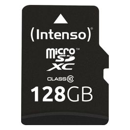 Intenso 3413491 MicroSDHC con Adattatore 128Gb Classe 10