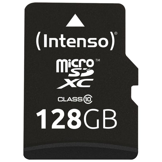 Intenso 3413491 MicroSDHC con Adattatore 128Gb Classe 10