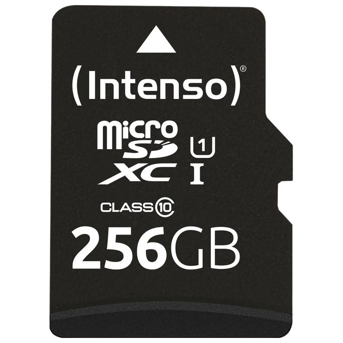 Intenso 3423492 MicroSDXC con Adattatore 256Gb Uhs-I