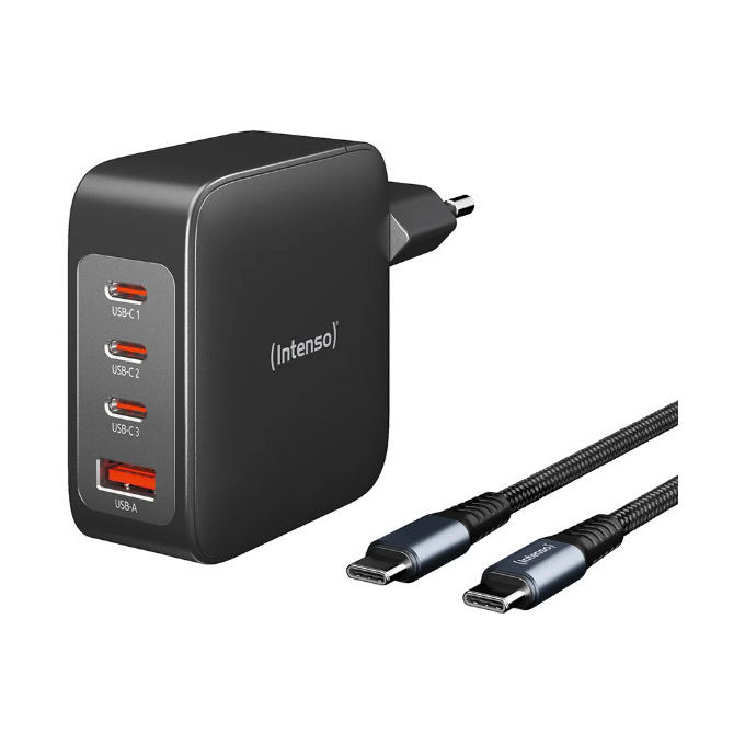 Intenso Adattatore Invertitore 140W Nero con USB-C