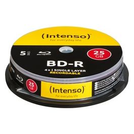 Intenso Bluray 25gb 5pcs Cakebox 4x Recordable