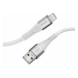 Intenso Cavo-USB A315L Nylon 1.5mt Bianco USB-A / Lightning 12W