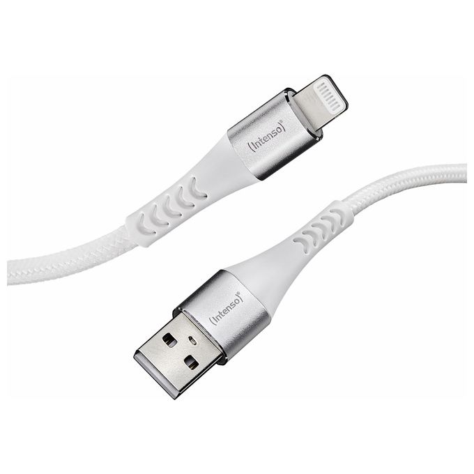 Intenso Cavo-USB A315L Nylon 1.5mt Bianco USB-A - Lightning 12W