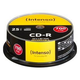 Intenso Cd-r 700mb 25pcs Cake Box 52x