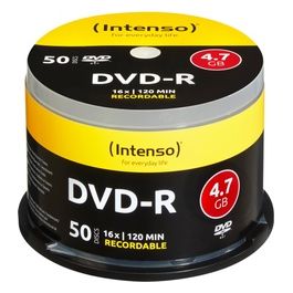 Intenso Dvd-R 4.7Gb 16x Spindle 50 Pezzi