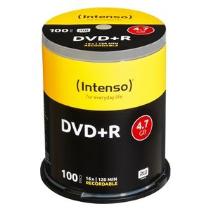 Intenso Dvd+r 4,7gb 100pcs Cake Box 16x