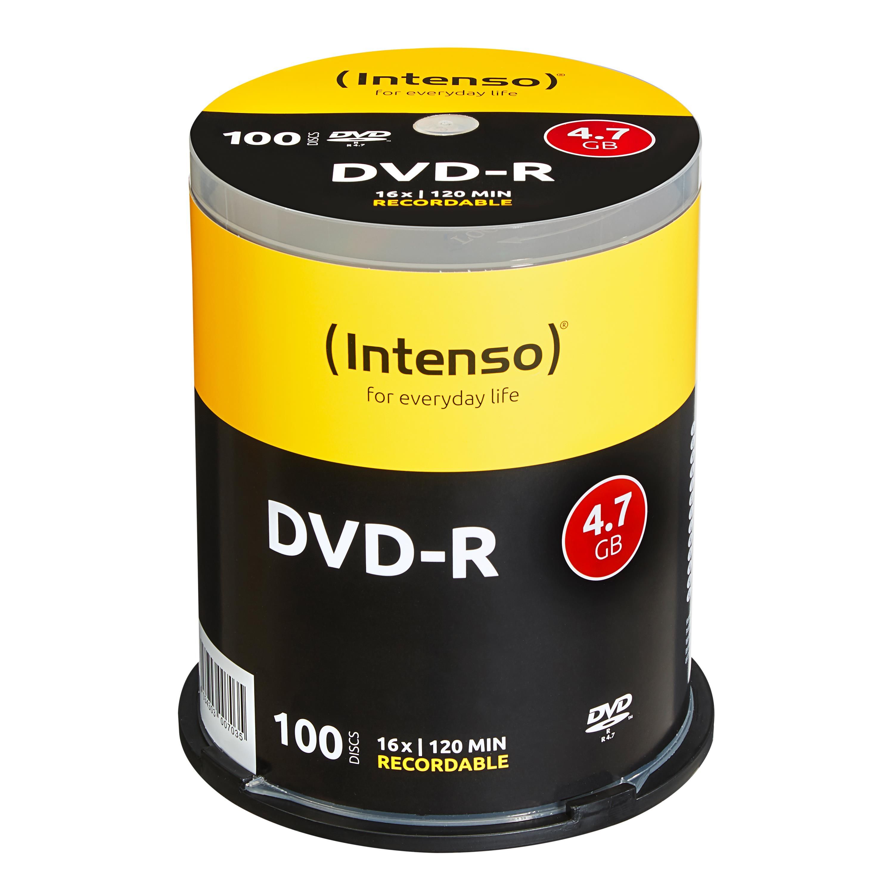 Intenso Dvd-r 4,7gb 100pcs