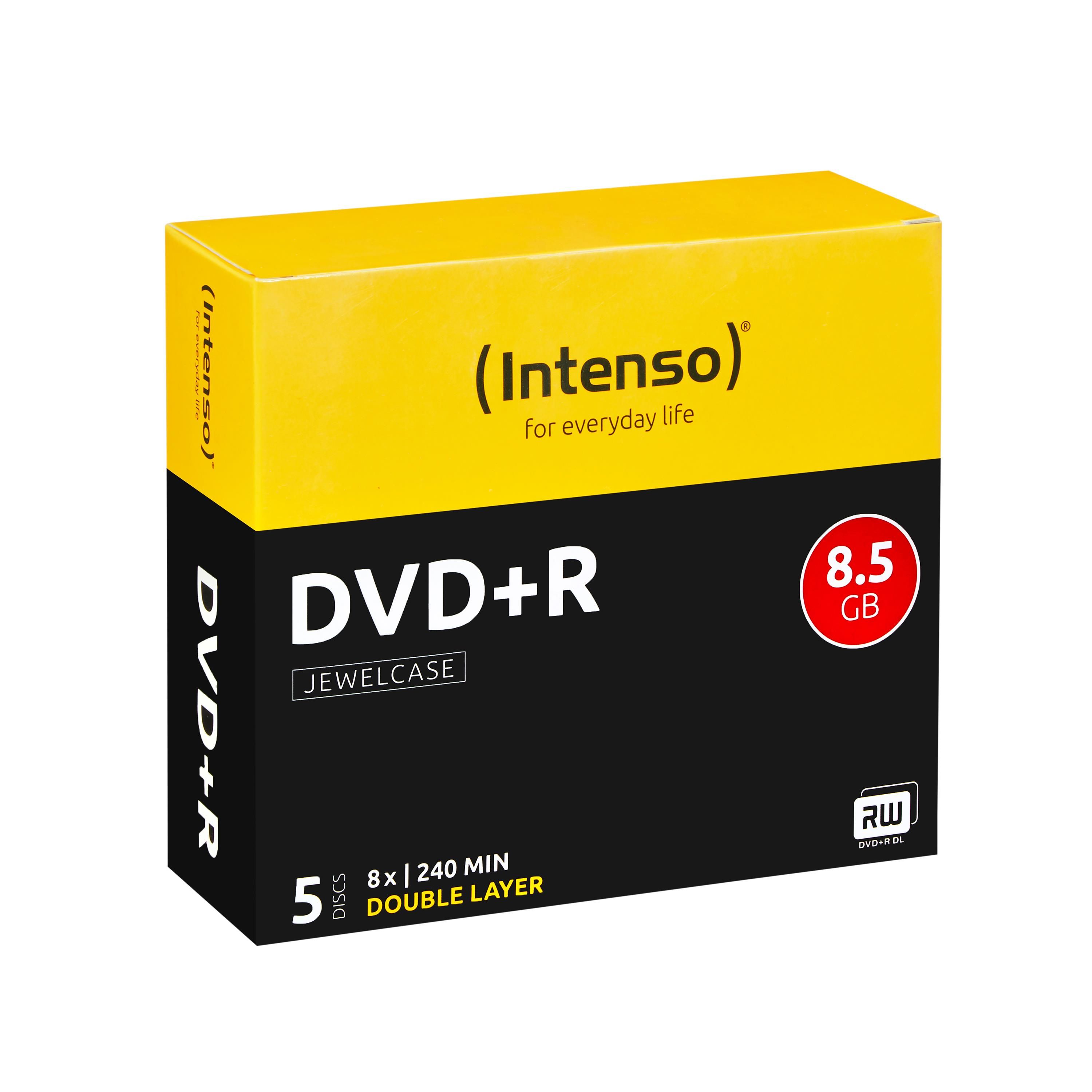 Intenso Dvd+r 8,5gb 5pcs