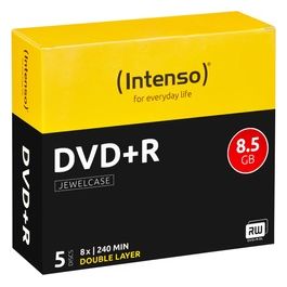 Intenso Dvd+r 8,5gb 5pcs Jewelcase Double Layer