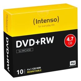 Intenso Dvd+rw 4,7gb 10pcs Slimcase 4x