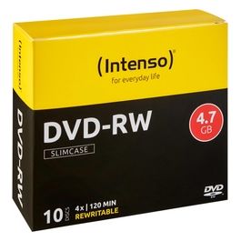 Intenso Dvd-rw 4,7gb 10pcs Slimcase 4x