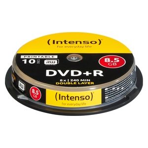 Intenso DvdR 8.5Gb 8x Spindle 10 Pezzi Printable