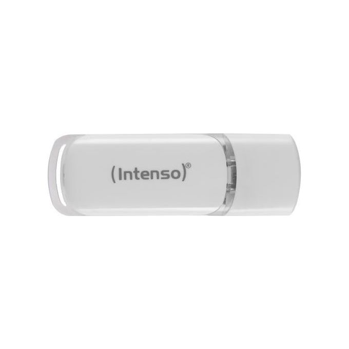Intenso Flash Line 64Gb Chiavetta Usb Tipo C Super Speed Usb 3.1 Bianco