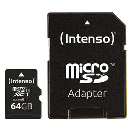 MicroSD 64 GB Classe 10 UHS-I nera