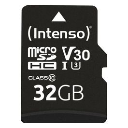 Intenso MicroSDHC con Adattatore 32Gb Uhs Classe 10