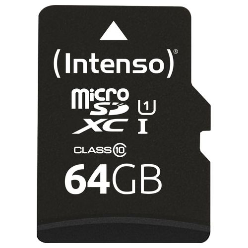 Intenso Microsdxc card 64Gb Premium Class 10 Uhs-i