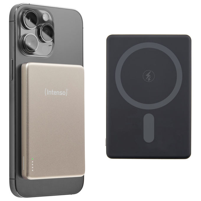 Intenso MW5000 Power Bank Magnetica Wireless Champagne