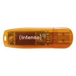 Pen Disk Usb 2.0 Rainbow Line 64gb Orange