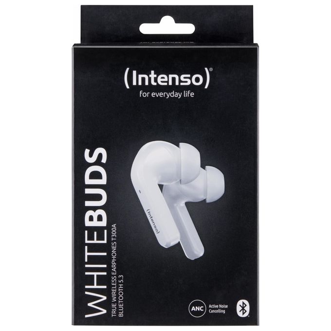 Intenso White Buds T302A Cuffie True Wireless Stereo (TWS) In-Ear Bianco