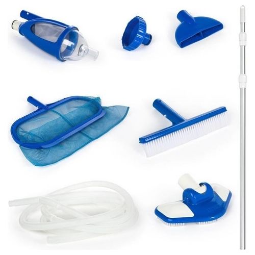 Intex Kit Deluxe per la manutenzione della piscina accessori per la piscina set per la pulizia della piscina 5 pezzi Fino a 549 m Single
