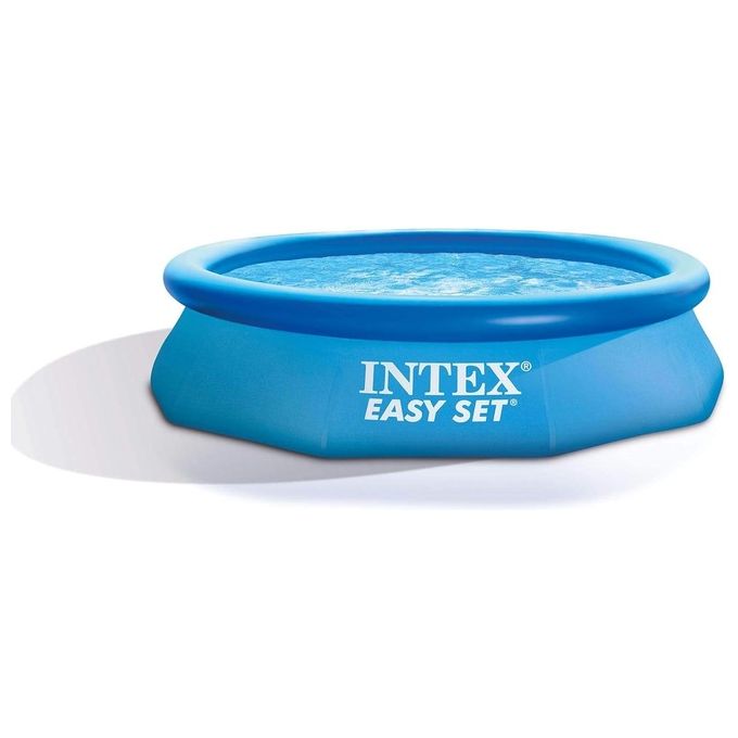 Intex 28120NP Piscina Fuori Terra Easy Set Rotonda 3853 L PVC Azzurro 305x76 cm 305 x 76 cm Senza Pompa Filtro