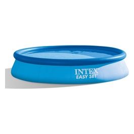 Piscina Fuori Terra Easy Set 457x84 cm Rotonda Azzurra PVC Triplo Strato