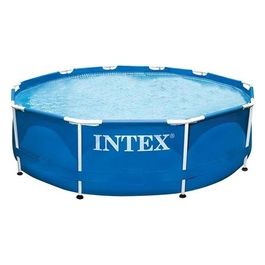 Intex Metal Frame Pool Piscina Fuori Terra 305 X 76 Cm Blu Senza Pompa Filtro 305 x 76 cm Blu