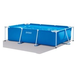 Piscina Fuori Terra Rectangular Frame 300x200x75 cm Acciaio PVC Blu 3834 L Senza Pompa Filtro
