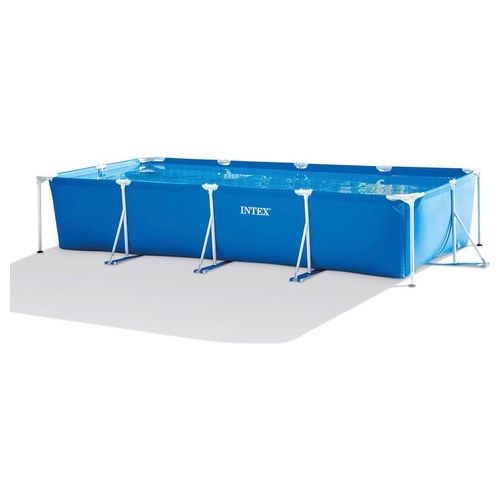 28273NP Small Frame Piscina Fuori Terra Rettangolare 450x220x84 cm 7127 L in PVC colore Blu