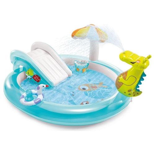 57165 Play Center Piscina Alligatore con Spruzzo 201x170x84cm
