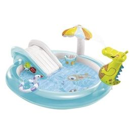 Intex 57165 Play Center Piscina Alligatore con Spruzzo 201x170x84cm