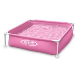 57172 Piscina Quadrata Mini Frame Fucsia 122x122x30cm