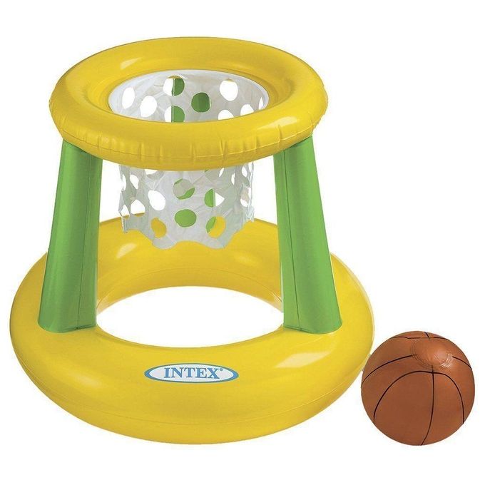 Intex 58504 Basket Acquatico Completo di Pallone da Basket Gonfiabile