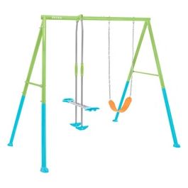 Intex 44120 Altalena Swing Set Colorata Seggiolino e Dondolo 249x249x203 cm