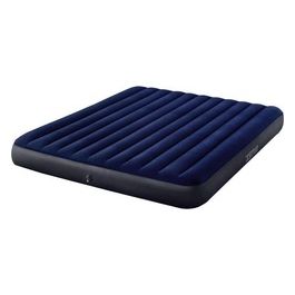 64755 Materasso Classic Downy King 183X203X25 cm con Tecnologia Fiber Tech & 68672 Cuscino Camping Unisex Adulto Blu 43x28x9 cm lega di acciaio 183x203x25 cm + Cuscino Camping