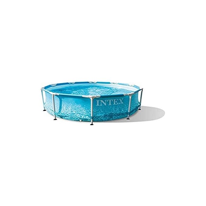 Image of Intex 28206NP Piscina Fuori Terra Metal Frame Beachside Rotonda 4485 L Acciaio e PVC Multicolore 305x76 cm Senza Pompa Filtro