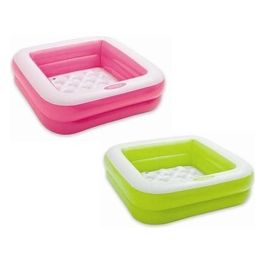 Piscina Gonfiabile Baby Rettangolare Cm 85X85X23Cm Rosa 57100