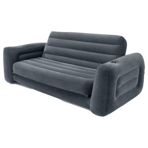 Intex Pull-Out Sofa Divano Gonfiabile 203x224x66cm Grigio