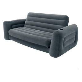 Divano Gonfiabile Pull-Out Sofa per 2 persone 203x224x66cm Grigio Intex